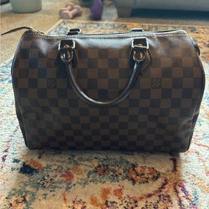 Authentic Louis Vuitton Speedy 30 in Damier Ebene